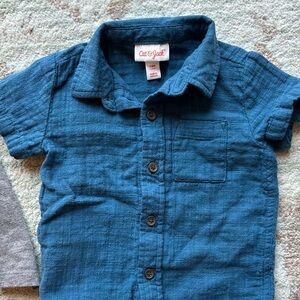 Two Cat and Jack shirts 12M